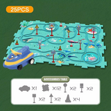 Car Track Puzzle Set - A Brain Teasing Moving Puzzle!