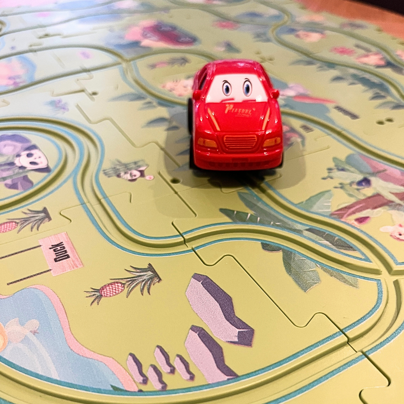 Car Track Puzzle Set - A Brain Teasing Moving Puzzle!